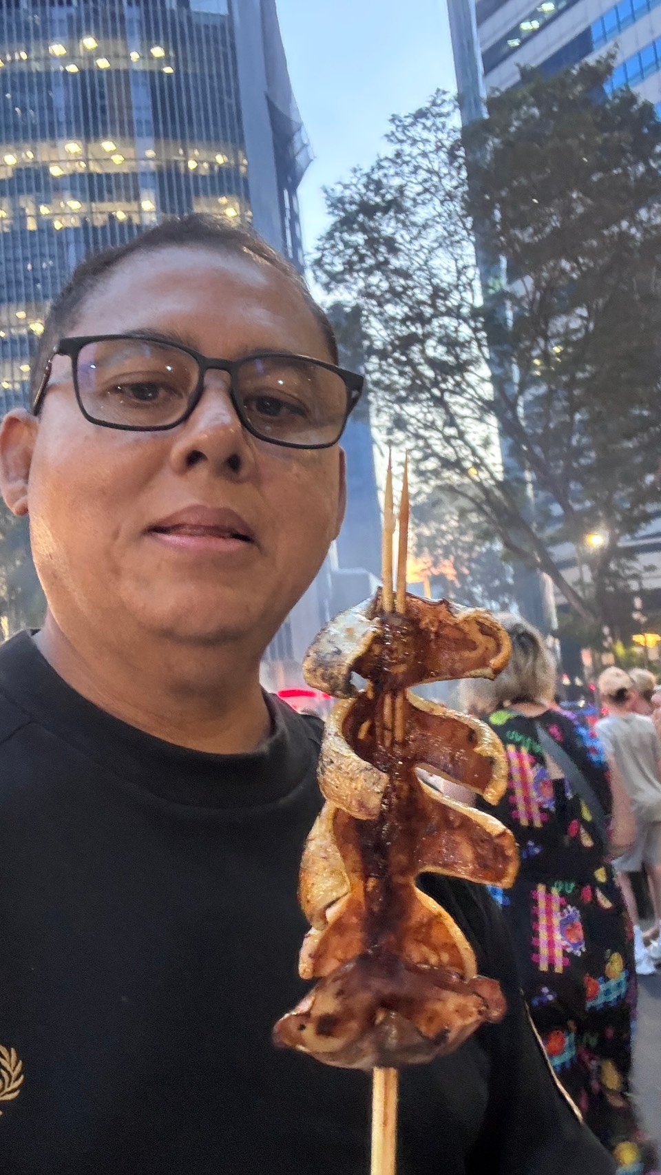 Grilled squid in Singapore