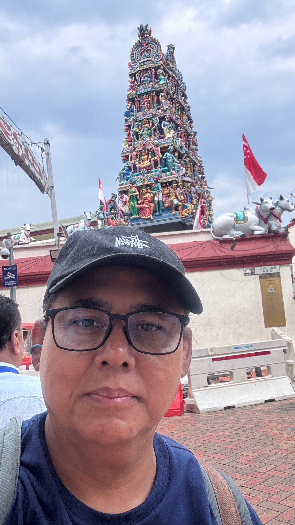 Temple tower in Singapore
